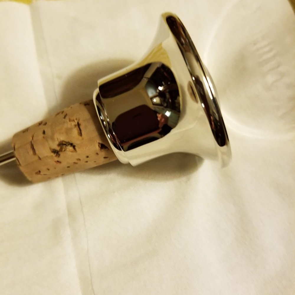 Cork/Pour Stopper  Stainless Steel